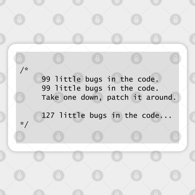 Programmers and Bugs in the code Magnet by nanarts